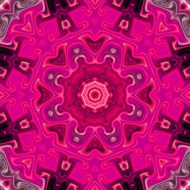 Çember çiçek desenli soyut mandala, anahata mandala ve agna çakra. Esrarengiz kavram arkaplanı.