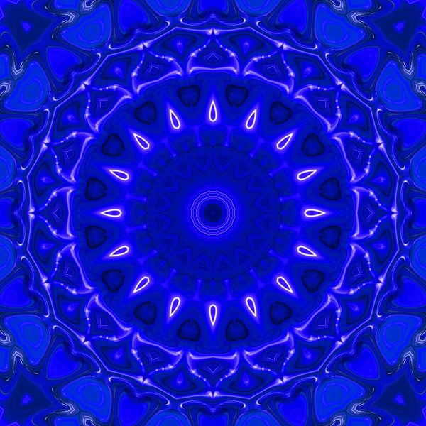 Abstracte Mandala Met Cirkel Bloemmotief Mandala Van Anahata Agna Chakra — Stockfoto
