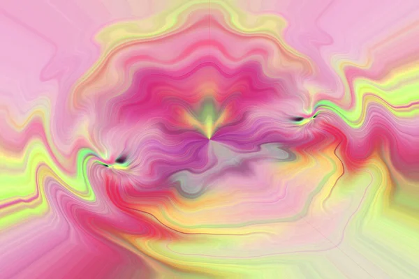Cirkel Vorm Moderne Kunst Spinnen Verf Gecentreerd Whirpool Kleur Splash — Stockfoto