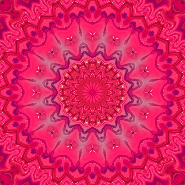 Mandala Abstracto Con Patrón Floral Círculo Mandala Anahata Agna Chakra — Foto de Stock