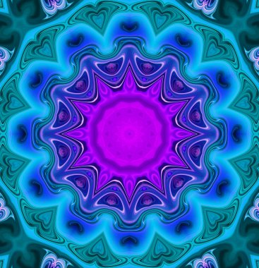 Renkli soyut arka plan. Fantezi mandala konsepti