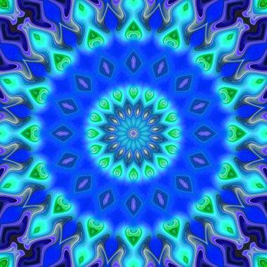 Renkli soyut arka plan. Fantezi mandala konsepti