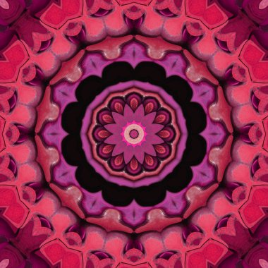 Renkli soyut arka plan. Fantezi mandala konsepti