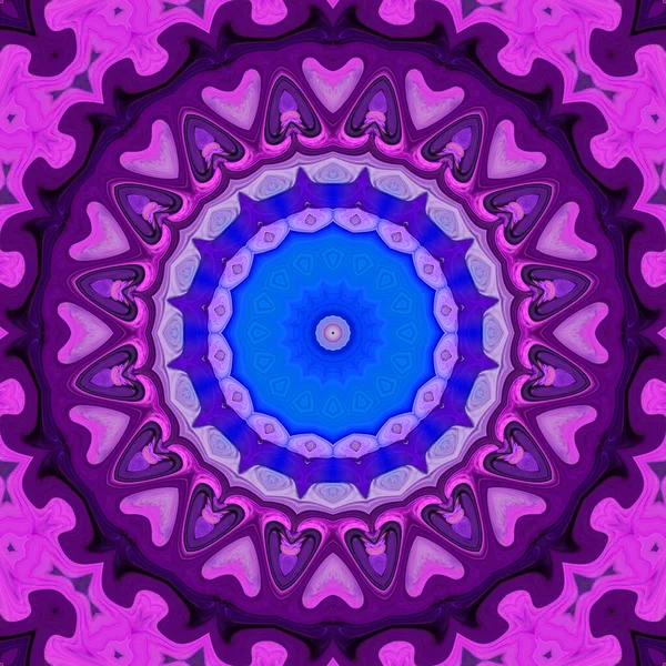 Kleurrijke Abstracte Achtergrond Fantasie Mandala Concept — Stockfoto