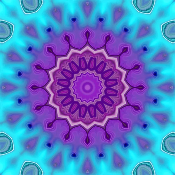 Fondo Abstracto Colorido Fantasía Mandala Concepto —  Fotos de Stock