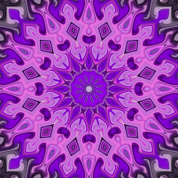 Fundo Abstrato Colorido Conceito Mandala Fantasia — Fotografia de Stock
