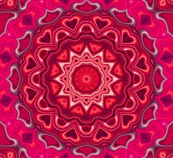 Kleurrijke Abstracte Achtergrond Fantasie Mandala Concept — Stockfoto