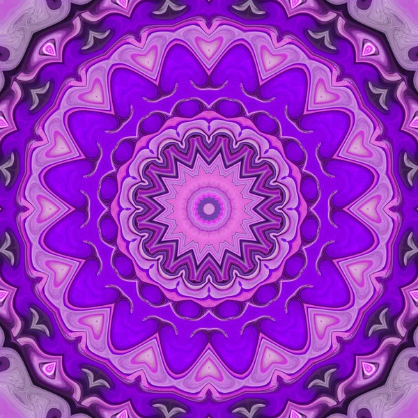 Kleurrijke Abstracte Achtergrond Fantasie Mandala Concept — Stockfoto