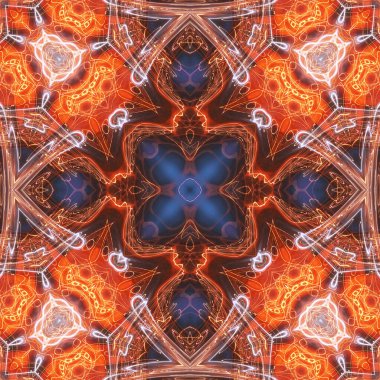 soyut renkli mandala arkaplan görüntüsü