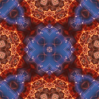 soyut renkli mandala arkaplan görüntüsü