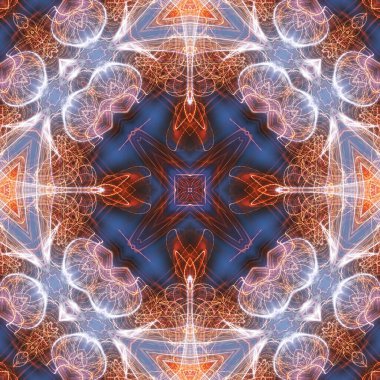 soyut renkli mandala arkaplan görüntüsü