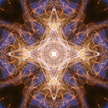 soyut renkli mandala arkaplan görüntüsü