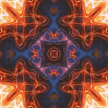 soyut renkli mandala arkaplan görüntüsü