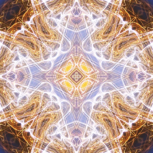 Abstrait Mandala Coloré Vue Arrière Plan — Photo