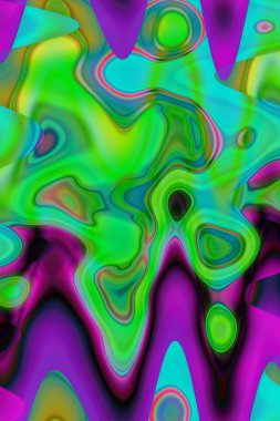 Dijital efektler. Çok renkli soyut arkaplan