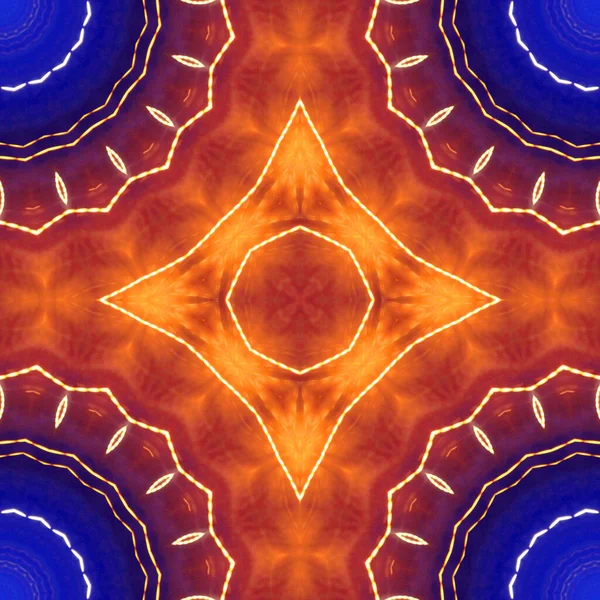 抽象的な色彩幾何学的クロスパターンの背景ビュー — ストック写真