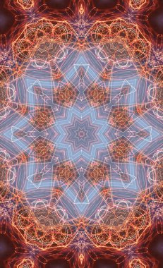 soyut renkli mandala arkaplan görüntüsü 