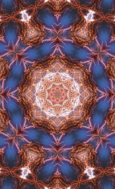 soyut renkli mandala arkaplan görüntüsü 