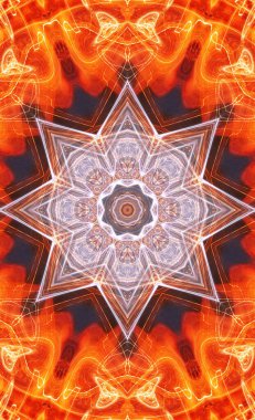 soyut renkli mandala arkaplan görüntüsü 