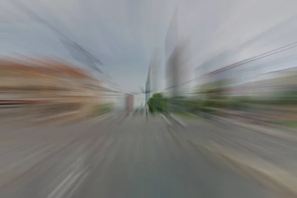 Şehir Yolu Bulanık Arkaplan Hız Kavramı — Stok fotoğraf