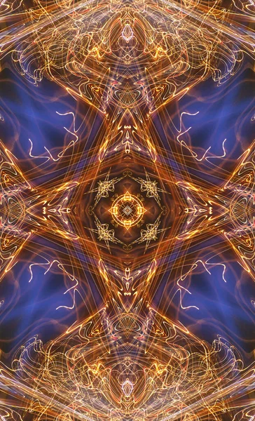 Abstracte Kleurrijke Mandala Achtergrond Bekijken — Stockfoto
