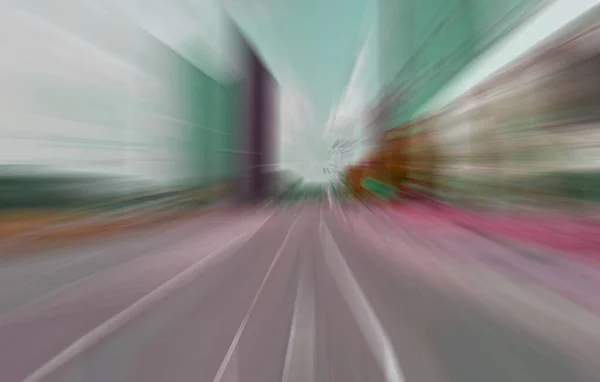 City Road Blurred Background Speed Concept — Stock Photo, Image