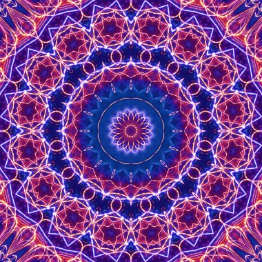 soyut renkli mandala arkaplan görüntüsü