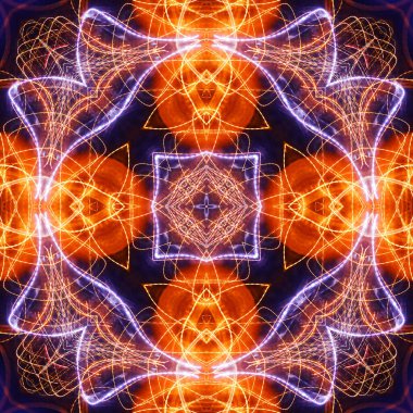 soyut renkli mandala arkaplan görüntüsü