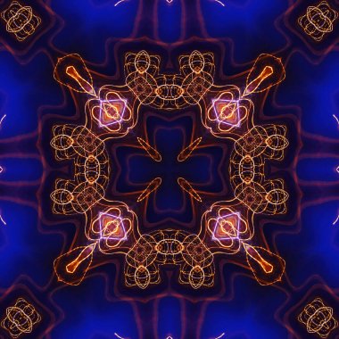 soyut renkli mandala arkaplan görüntüsü