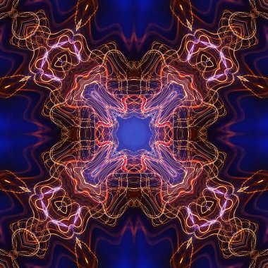 soyut renkli mandala arkaplan görüntüsü