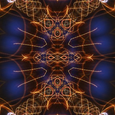 soyut renkli mandala arkaplan görüntüsü