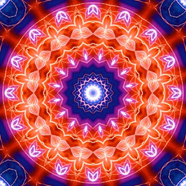 soyut renkli mandala arkaplan görüntüsü