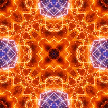 soyut renkli mandala arkaplan görüntüsü