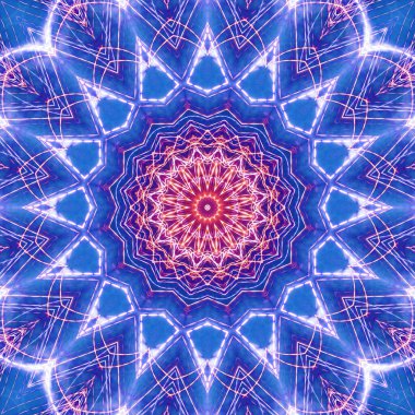 soyut renkli mandala arkaplan görüntüsü