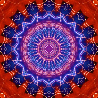 soyut renkli mandala arkaplan görüntüsü