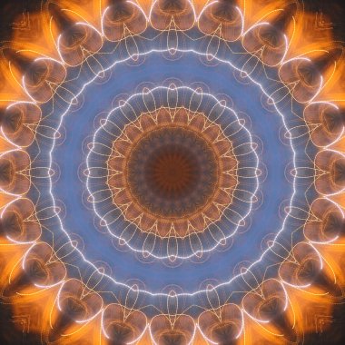 soyut renkli mandala arkaplan görüntüsü