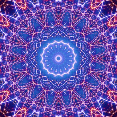 soyut renkli mandala arkaplan görüntüsü