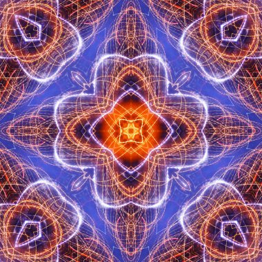 soyut renkli mandala arkaplan görüntüsü