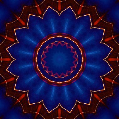 soyut renkli mandala arkaplan görüntüsü