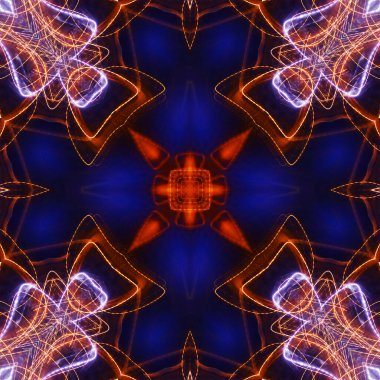 soyut renkli mandala arkaplan görüntüsü