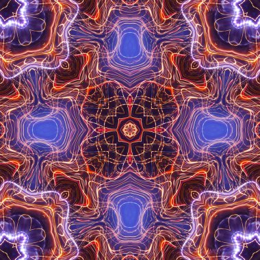 soyut renkli mandala arkaplan görüntüsü