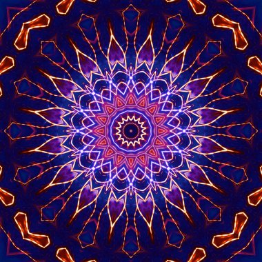 soyut renkli mandala arkaplan görüntüsü