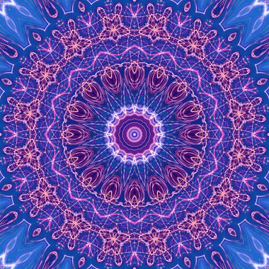 soyut renkli mandala arkaplan görüntüsü