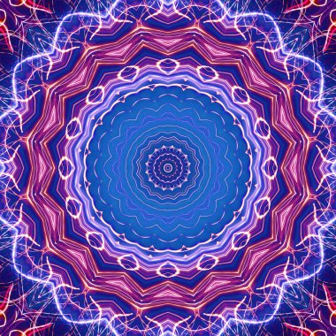 soyut renkli mandala arkaplan görüntüsü