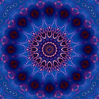 soyut renkli mandala arkaplan görüntüsü