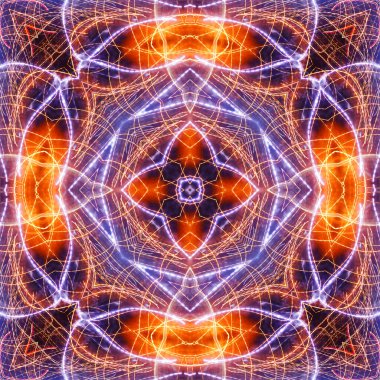 soyut renkli mandala arkaplan görüntüsü