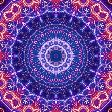 soyut renkli mandala arkaplan görüntüsü