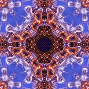 soyut renkli mandala arkaplan görüntüsü