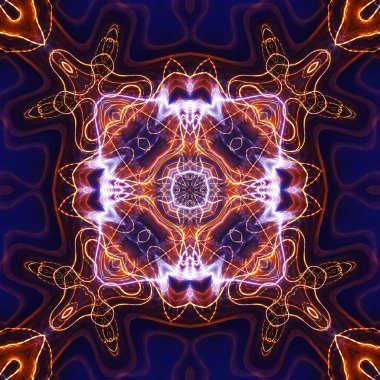 soyut renkli mandala arkaplan görüntüsü