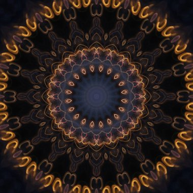 soyut renkli mandala arkaplan görüntüsü